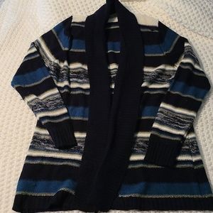 Womens striped cardigan